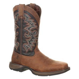 Men's Durango Rebel Pull-on Western Boots Chocolate / Midnight