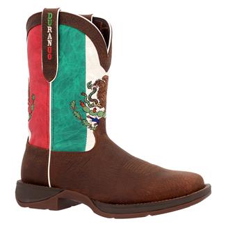 Men's Durango Rebel Mexico Flag Western Boots S/y Brown / Mexico Flag