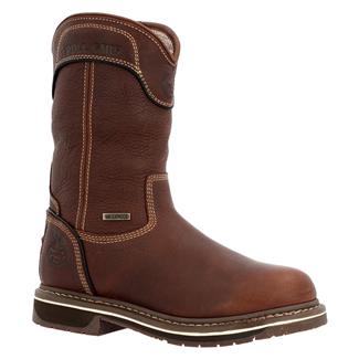 Women's Georgia Amp LT Edge Waterproof Pull-On Work Boots Brown