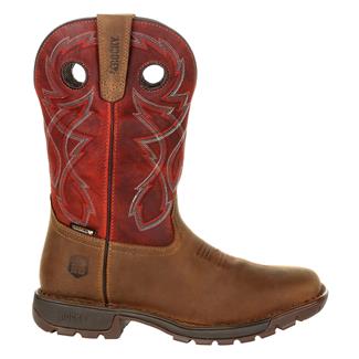 Men's Rocky Legacy 32 Western Waterproof Boots Tan Red