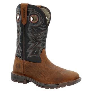 Men's Rocky Legacy 32 Western Steel Toe Waterproof Boots Brown