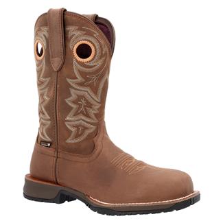 Women's Rocky Rosemary Western Composite Toe Waterproof Boots Brown