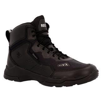 Men's Rocky 6" Tac One Station Waterproof Boots Black