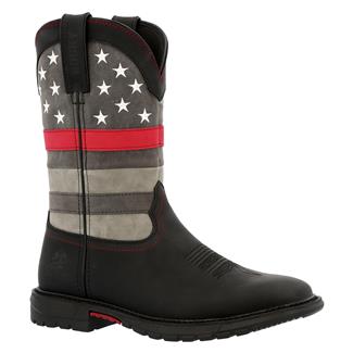 Women's Rocky Red Line Western Boots Black