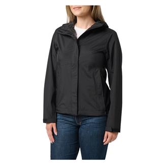 Women's 5.11 Adventure Rain Shell Black