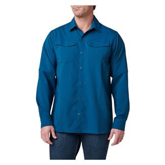 Men's 5.11 Long Sleeve Freedom Flex Shirt Blueblood
