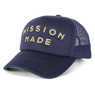 Mission Made Foam Trucker Cap Dark Navy / Gold