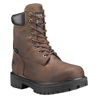 Men's Timberland PRO 8" Direct Attach 400G Waterproof Boots Dark Brown