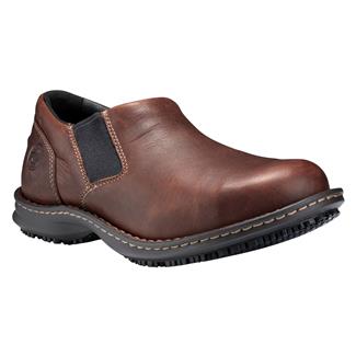 Men's Timberland PRO Gladstone Slip-On Steel Toe Brown