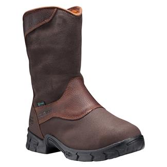 Men's Timberland PRO Excave Pull-On IMG Steel Toe Waterproof Boots Brown