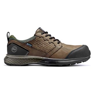 Men's Timberland PRO Reaxion Composite Toe Waterproof Brown / Green