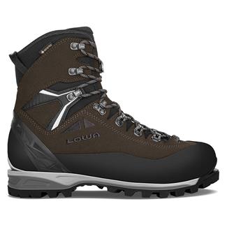 Men's Lowa Alpine Expert II GTX Waterproof Boots Dark Brown / Black