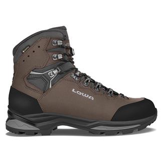 Men's Lowa Camino Evo GTX Wide Waterproof Boots Brown / Graphite