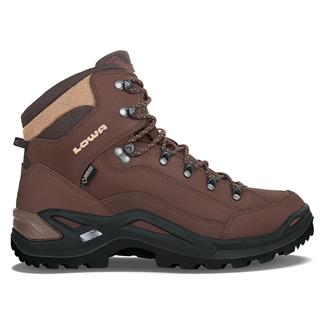 Men's Lowa Renegade GTX Mid Wide Waterproof Boots Espresso