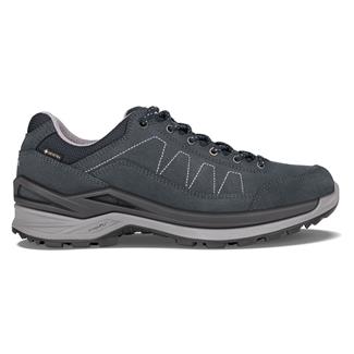 Men's Lowa Toro Pro GTX Lo Waterproof Steel Blue / Gry