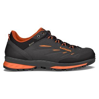 Men's Lowa Delago GTX Lo Waterproof Anthracite / Flame