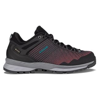 Women's Lowa Carezza GTX Lo  Waterproof Black /  Brown Rose