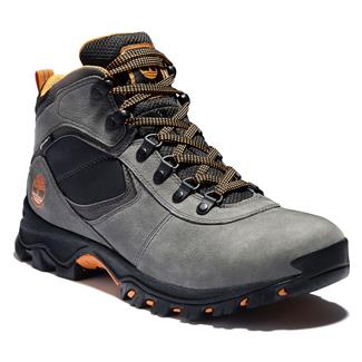 Men's Timberland Mt. Maddsen Mid Leather Waterproof Boots Gray