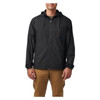 Men's 5.11 Radar Packable Hooded Jacket Black