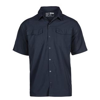 Men's 5.11 Freedom Flex Short Sleeve Woven Shirts Peacoat