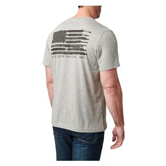 Men's 5.11 Barrel Banner T-Shirt Heather Gray