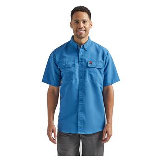 Men's Wrangler Lightweight Workshirt Blue