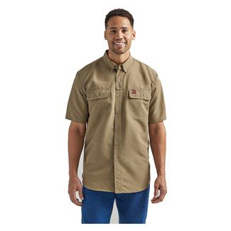 Men's Wrangler Lightweight Workshirt Dark Khaki