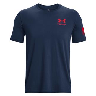 Men's Under Armour Freedom Flag Gradient T-Shirt Academy / Red