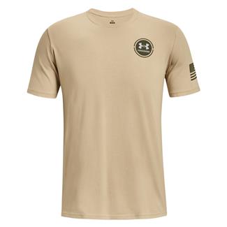 Men's Under Armour Tac Mission Made T-Shirt Desert Sand / Marine OD Green
