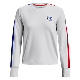 Women's Under Armour Freedom Rival Terry Crew White