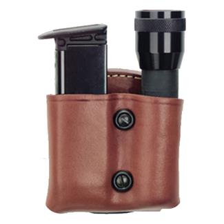 Gould & Goodrich Flashlight and Mag Combo Case Chestnut Brown