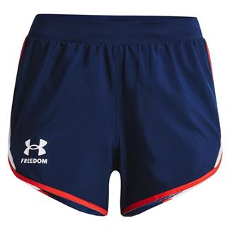 Women's Under Armour Freedom Fly By Shorts Academy