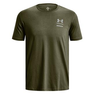 Men's Under Armour Freedom Spine T-Shirt Marine OD Green