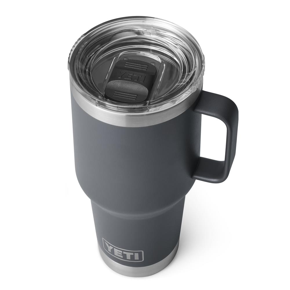 YETI Rambler 20 oz Travel Mug, Stainless Steel, Vacuum Insulated with  Stronghold Lid, Black