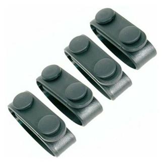 Uncle Mike's Belt Keepers Molded (Set of 4) Black