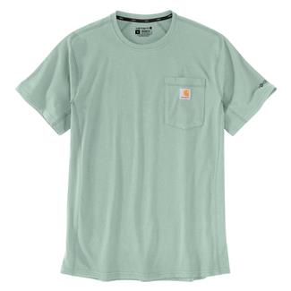 Men's Carhartt Force Relaxed Fit Midweight Pocket T-Shirt Blue Surf