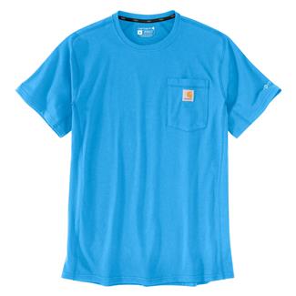 Men's Carhartt Force Pocket T-Shirt Azure Blue