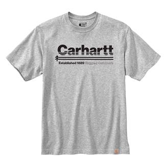 Men's Carhartt Relaxed Fit Heavyweight Outdoors Graphic T-Shirt Heather Gray