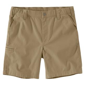 Men's Carhartt Rugged Flex Relaxed Fit 8in Canvas Work Shorts Dark Khaki