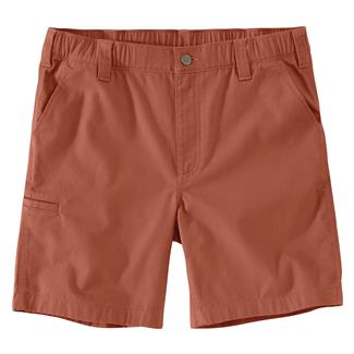 Men's Carhartt Rugged Flex Relaxed Fit 8in Canvas Work Shorts Terracotta