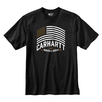 Men's Carhartt Relaxed Fit Midweight Flag Graphic T-Shirt Black