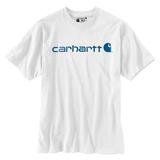 Men's Carhartt Logo T-Shirt White