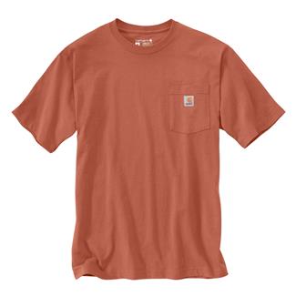 Men's Carhartt Loose Fit Heavyweight Pocket T-Shirt Terracotta