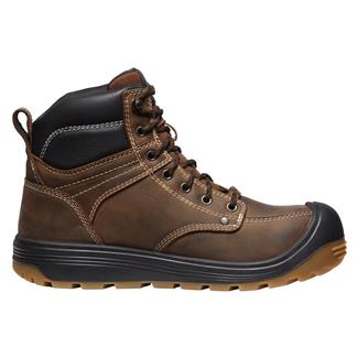 Men's Keen Utility 6 Fort Wayne Carbon Toe Waterproof Boots Dark Earth / Gum