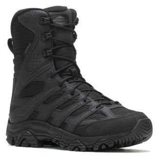 Men's Merrell 8" Moab 3 Tactical Side-Zip Waterproof Boots Black
