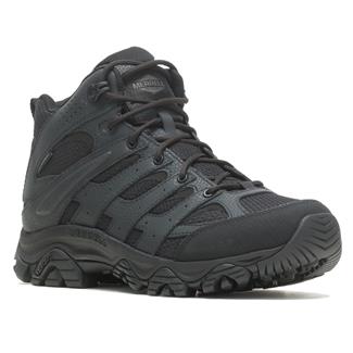 Men's Merrell Moab 3 Mid Tactical Waterproof Boots Black