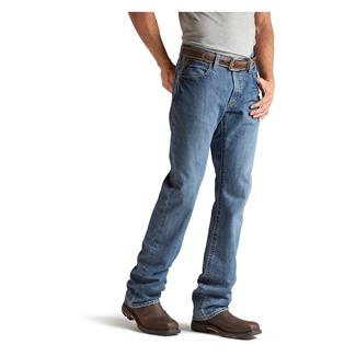 Men's Ariat FR M4 Relaxed Basic Boot Cut Jeans Flint