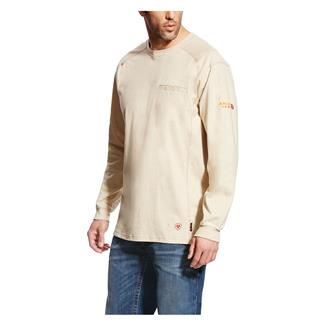 Men's Ariat FR Air Crew T-Shirt Sand Heather