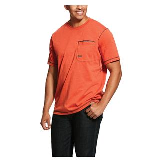 Men's Ariat Rebar Workman T-Shirt Volcanic Heather