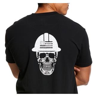 Men's Ariat Rebar Cotton Strong Roughneck Graphic T-Shirt Black